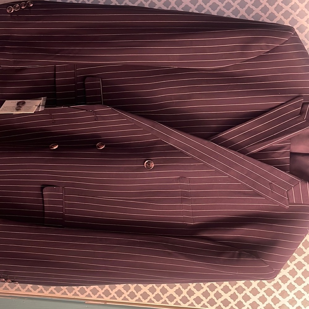 Dark purple suit